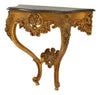 Antique Gilt Marble Top Console