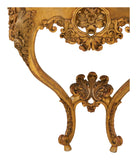 Antique Gilt Marble Top Console