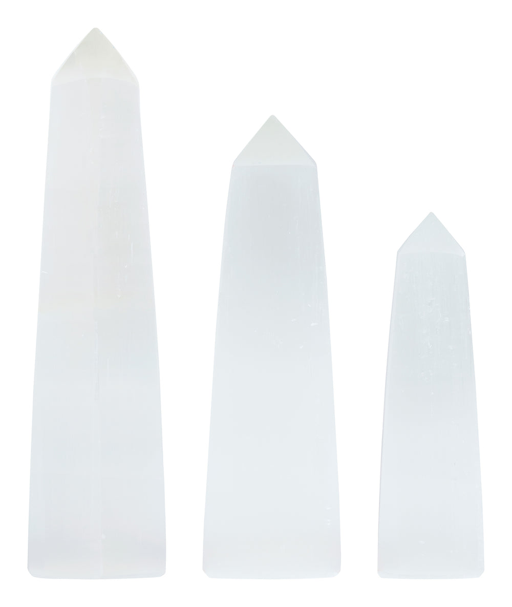 Selenite Obelisks