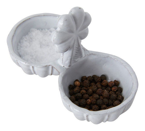 Astier de Villatte Clover Salt & Pepper Cellar