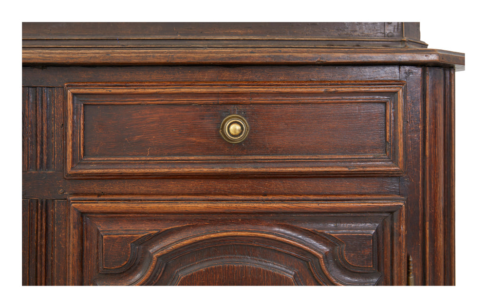 Antique Wood Breakfront