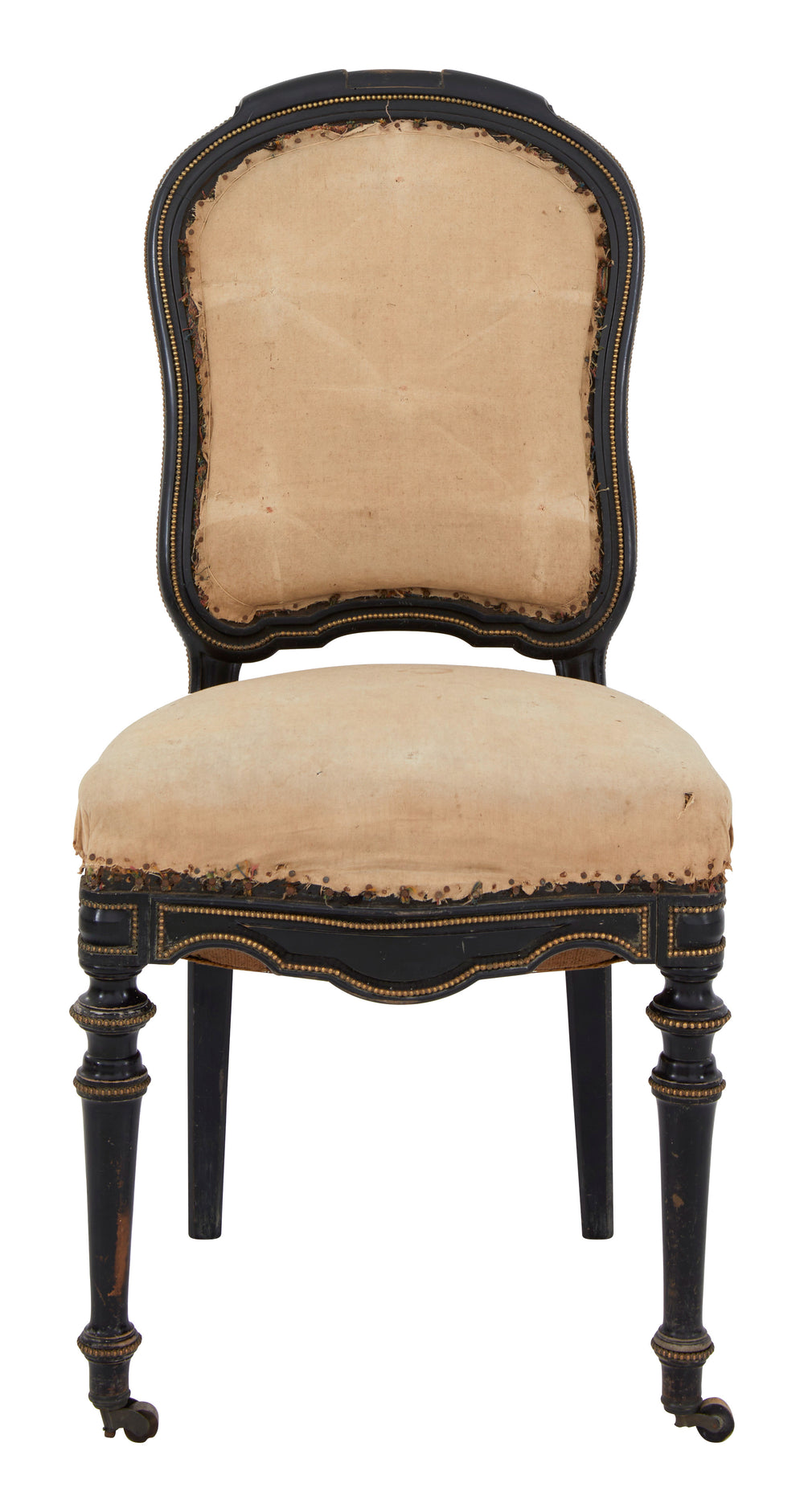 Antique Napolean III Unupholstered Dining Chair