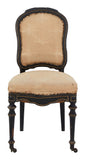 Antique Napolean III Unupholstered Dining Chair