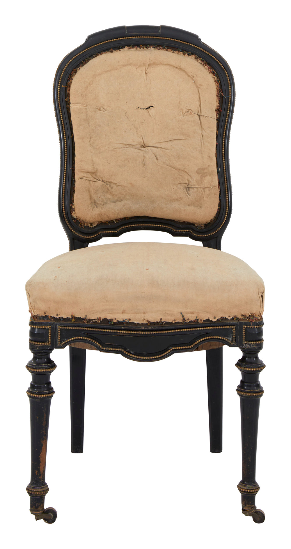 Antique Napolean III Unupholstered Dining Chair