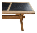 Vintage Slate Top Trestle Table