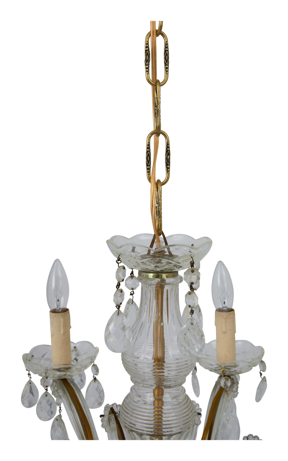 Vintage Venetian Glass Chandelier