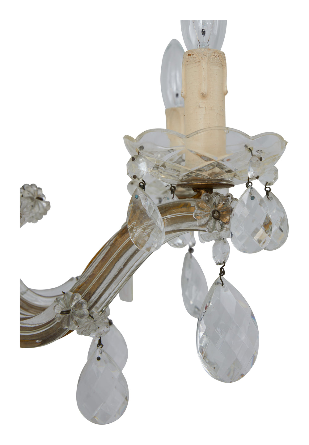 Vintage Venetian Glass Chandelier