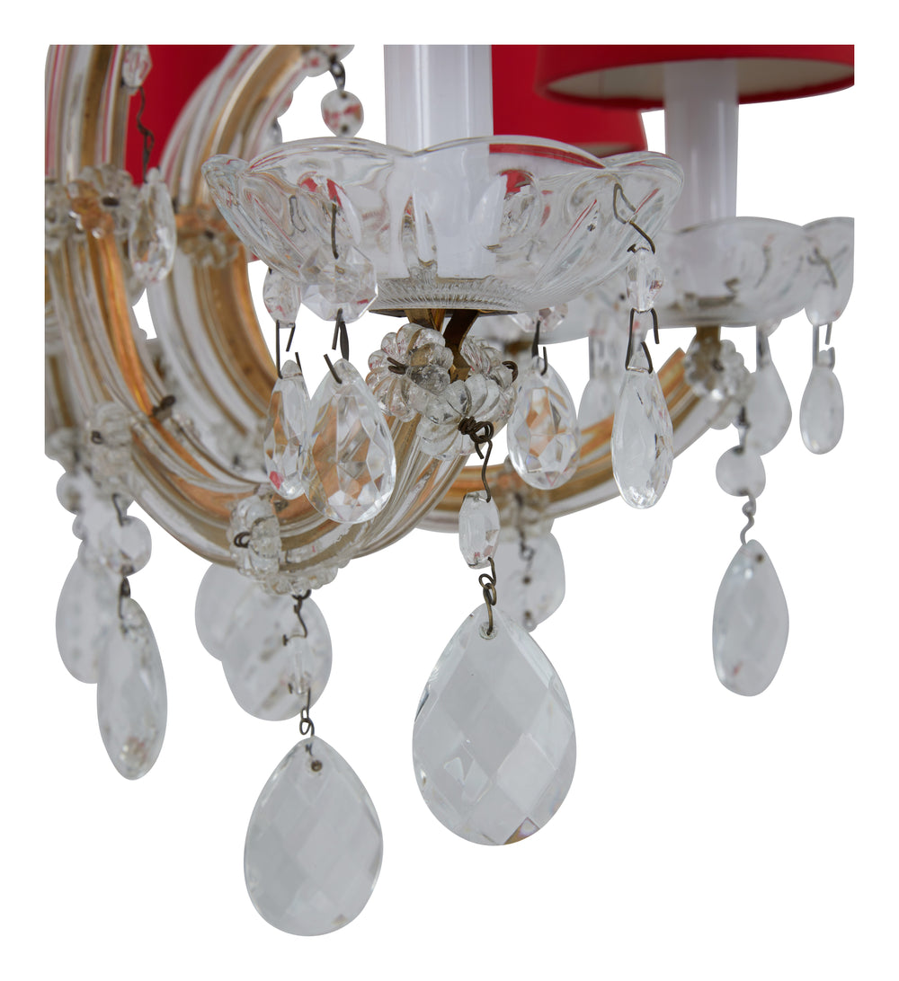 Vintage Venetian Glass Chandelier