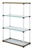 Vintage Lucite & Brass Etagere