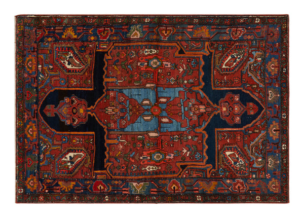 Vintage Malayer Rug - 6'9" x 4'7"