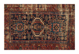 Vintage Karaje Rug - 5'8" x 4'5"