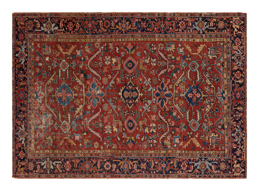 Vintage Heriz Rug - 9'4" x 6'7"