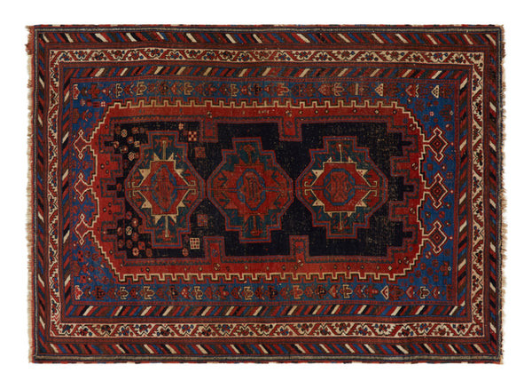 Vintage Afshar Rug - 6'1" x 4'3"