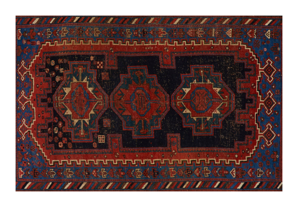 Vintage Afshar Rug - 6'1" x 4'3"