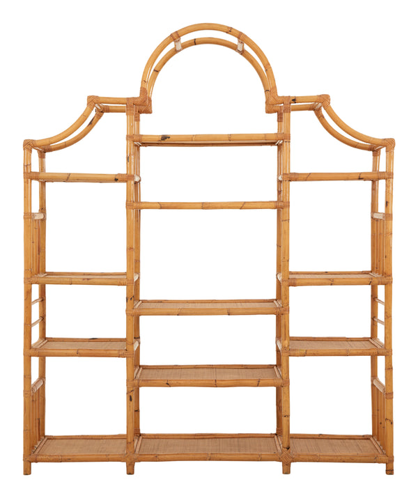 Vintage Bamboo Etagere