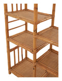 Vintage Bamboo Etagere