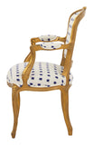 Vintage Gilt Wood Armchair