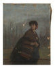 Antique Large Oil Painting