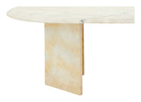 Vintage Oval Marble Coffee Table