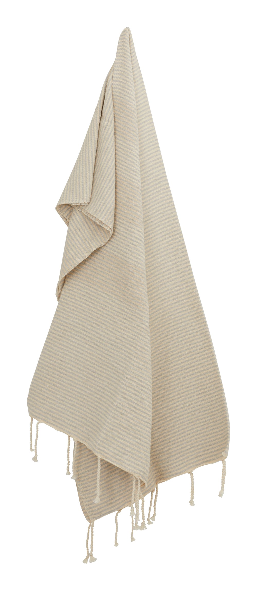 Hammam Grey Striped Towels