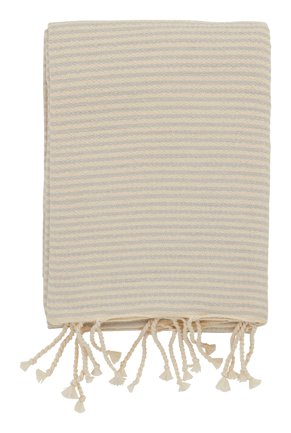 Hammam Grey Striped Towels