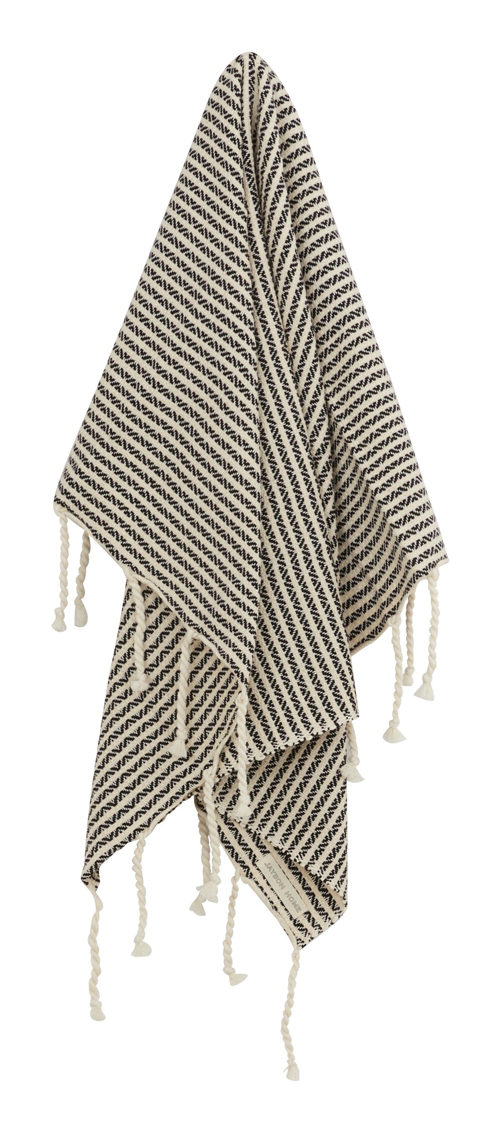 Hammam Black Striped Towels