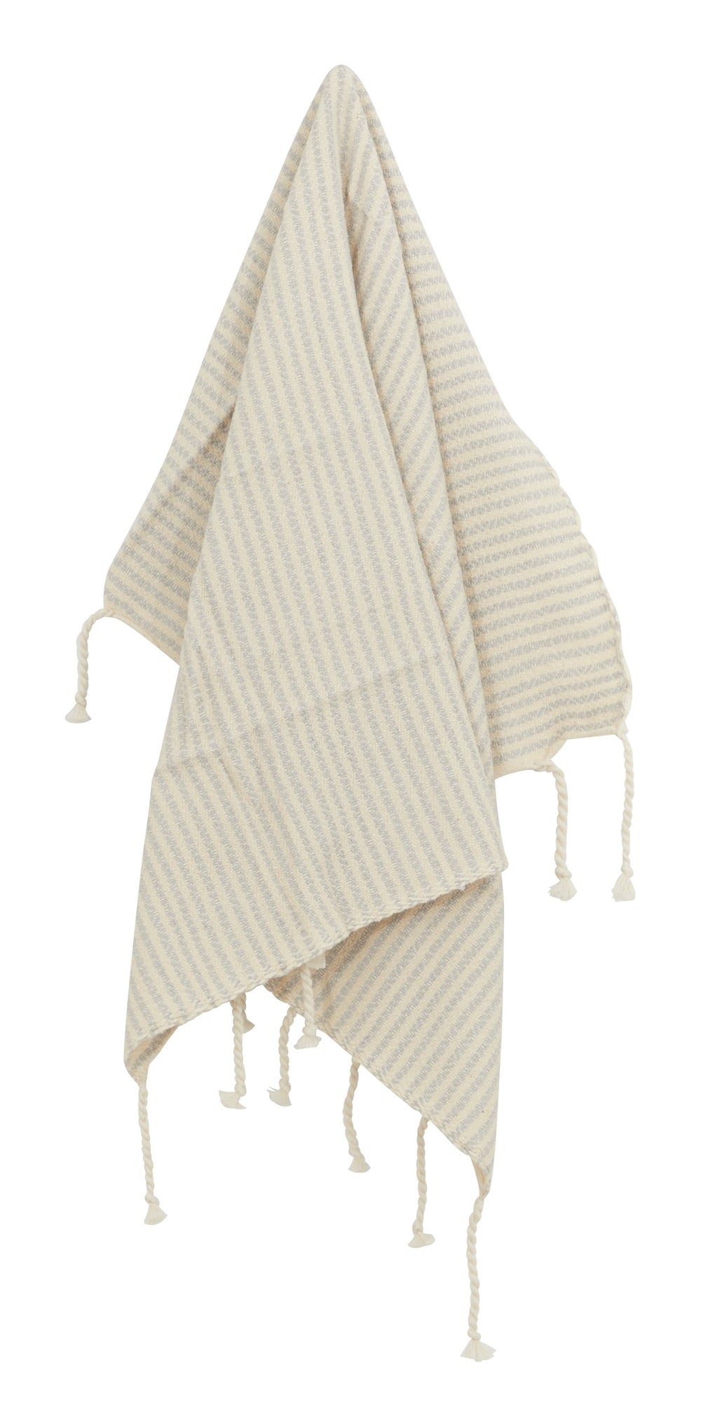 Hammam Grey Striped Towels