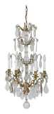 Antique Louis XV Crystal Chandelier