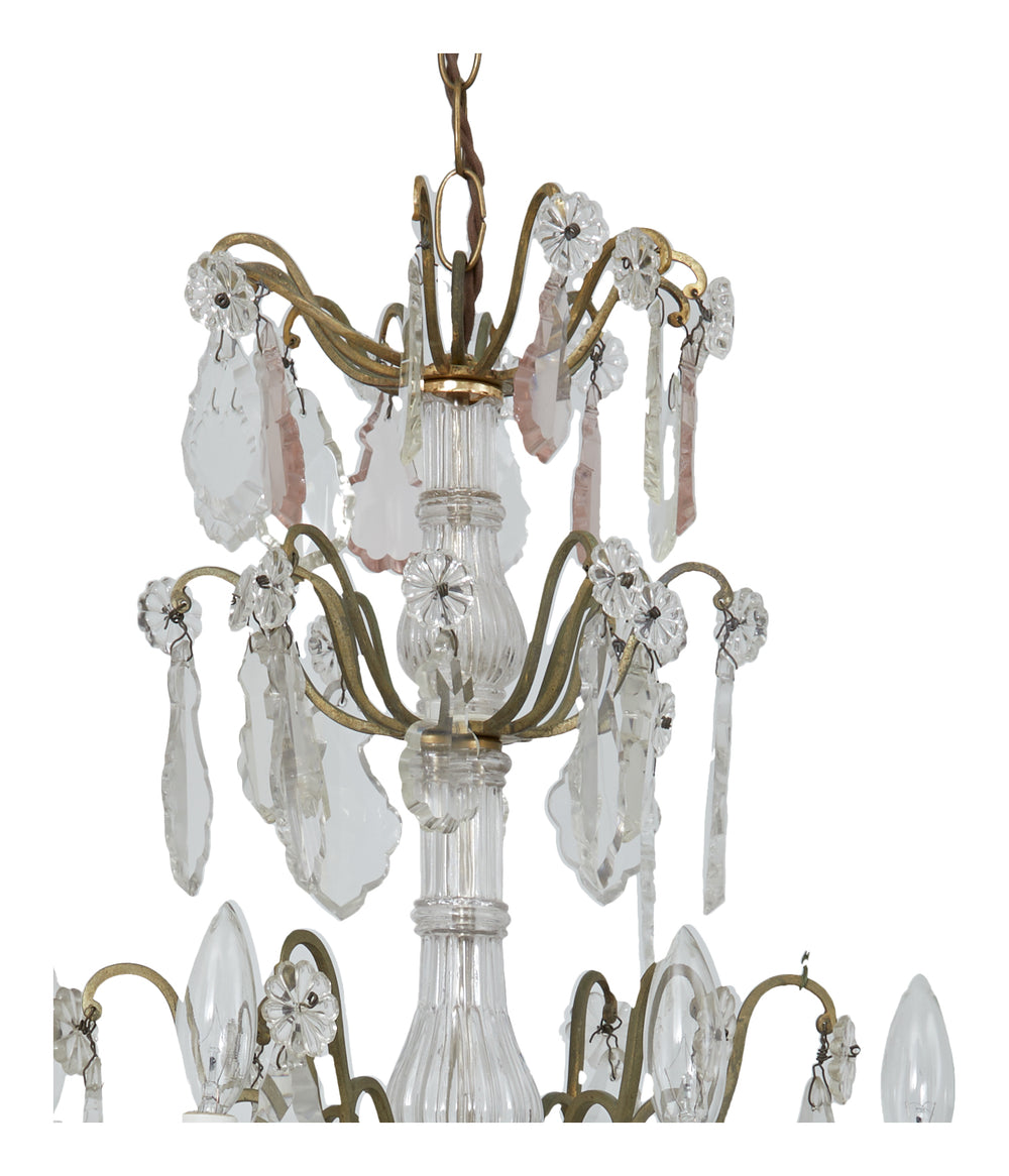 Antique Louis XV Crystal Chandelier