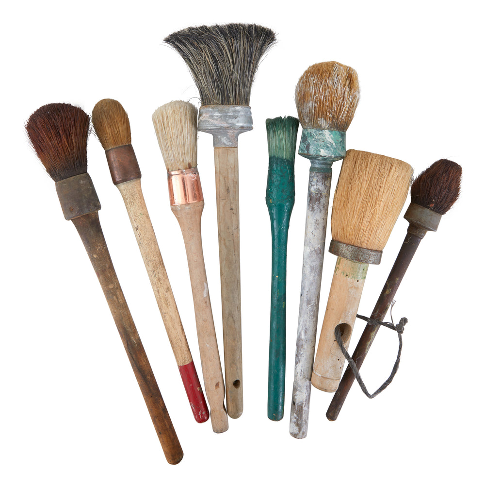 Vintage Paint Brushes - Large