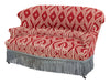 Antique Napoleon III Ikat Settee