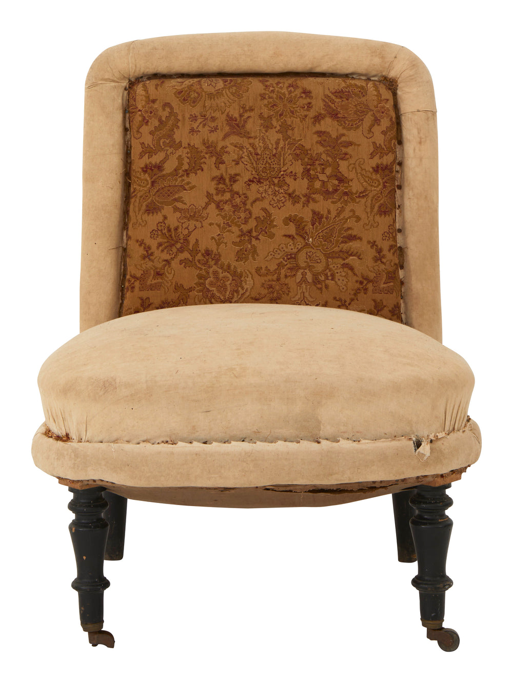 Antique Unupholstered Slipper Chair