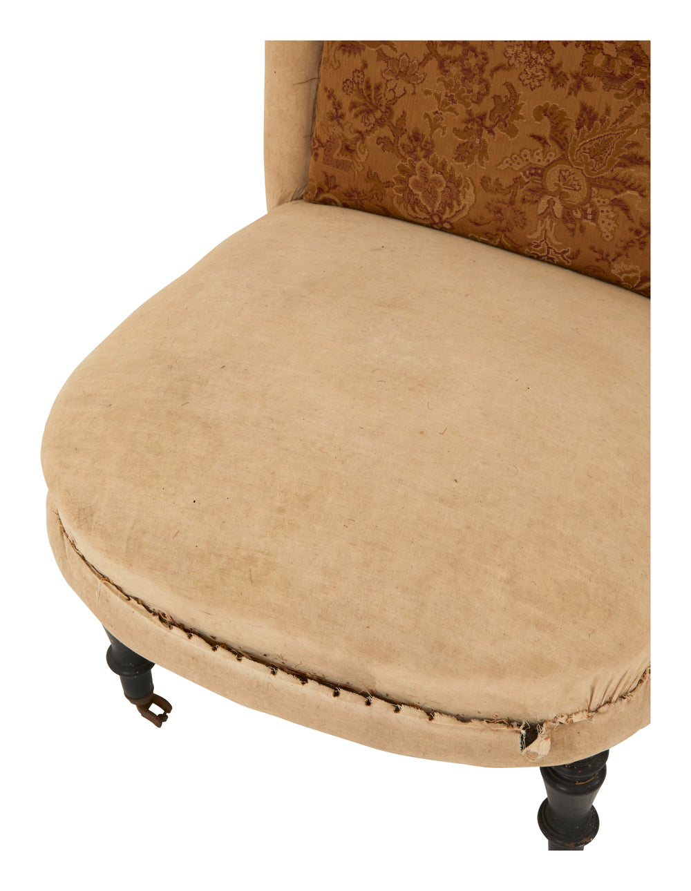 Antique Unupholstered Slipper Chair