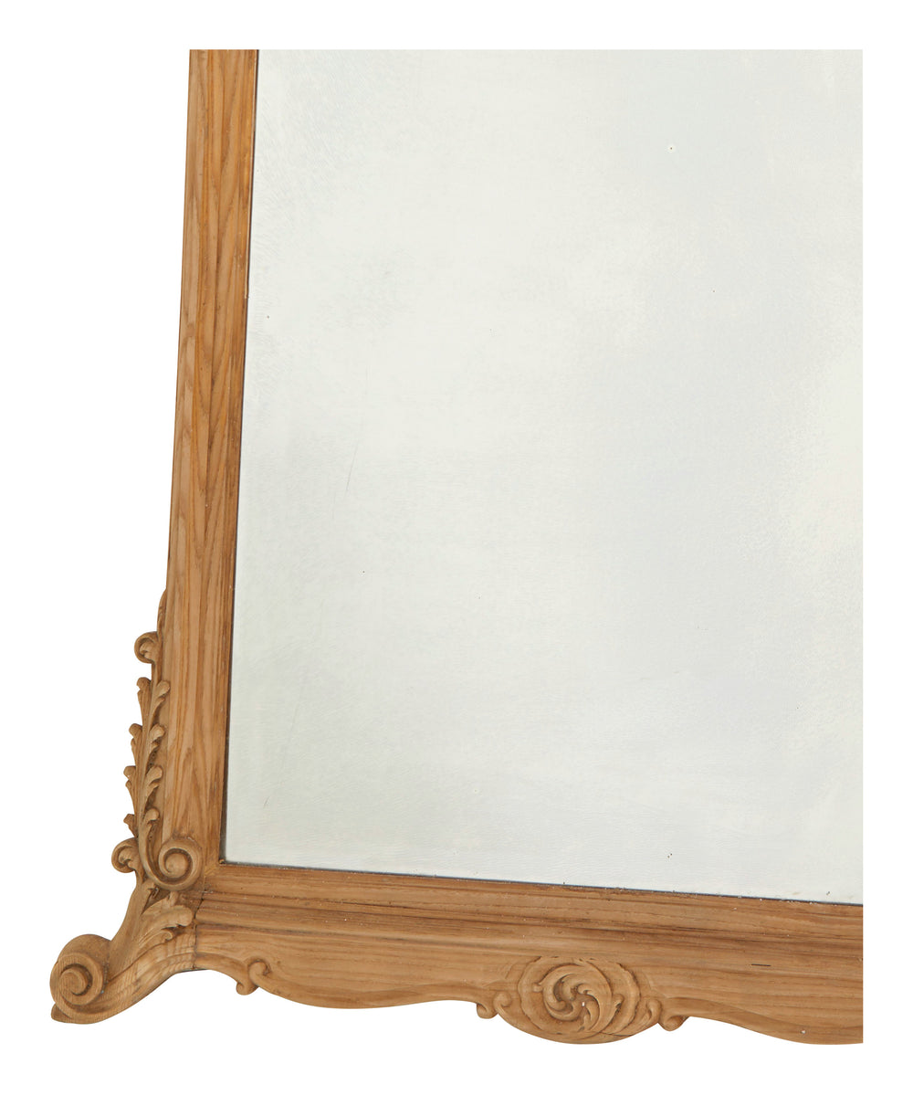 Antique Carved Wood Mirror