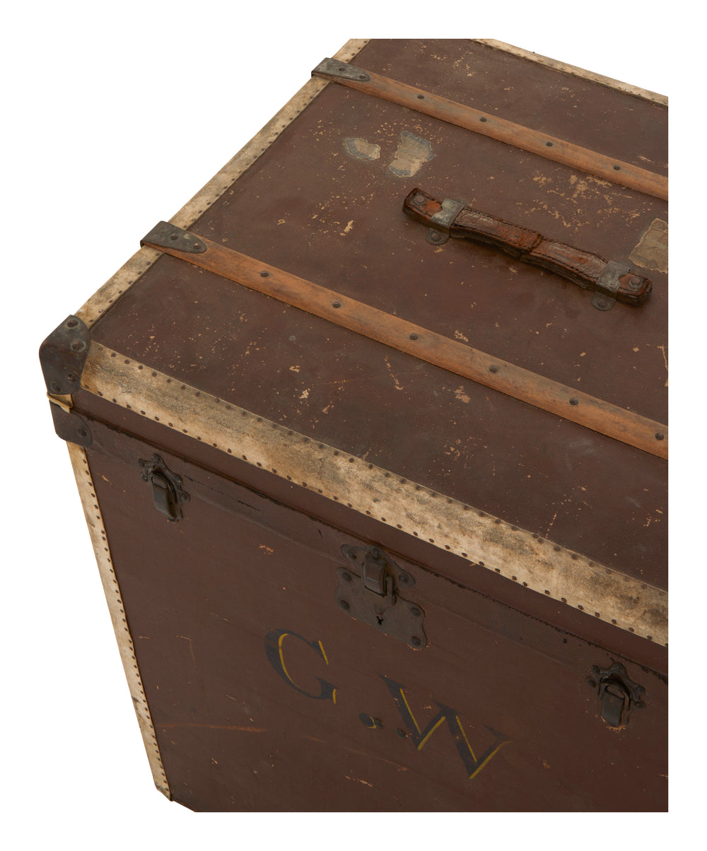 Antique Square Trunk