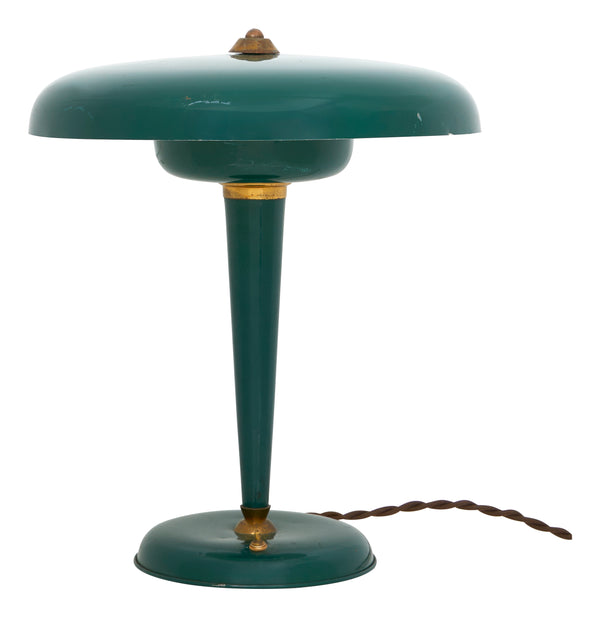 Vintage Green Table Lamp