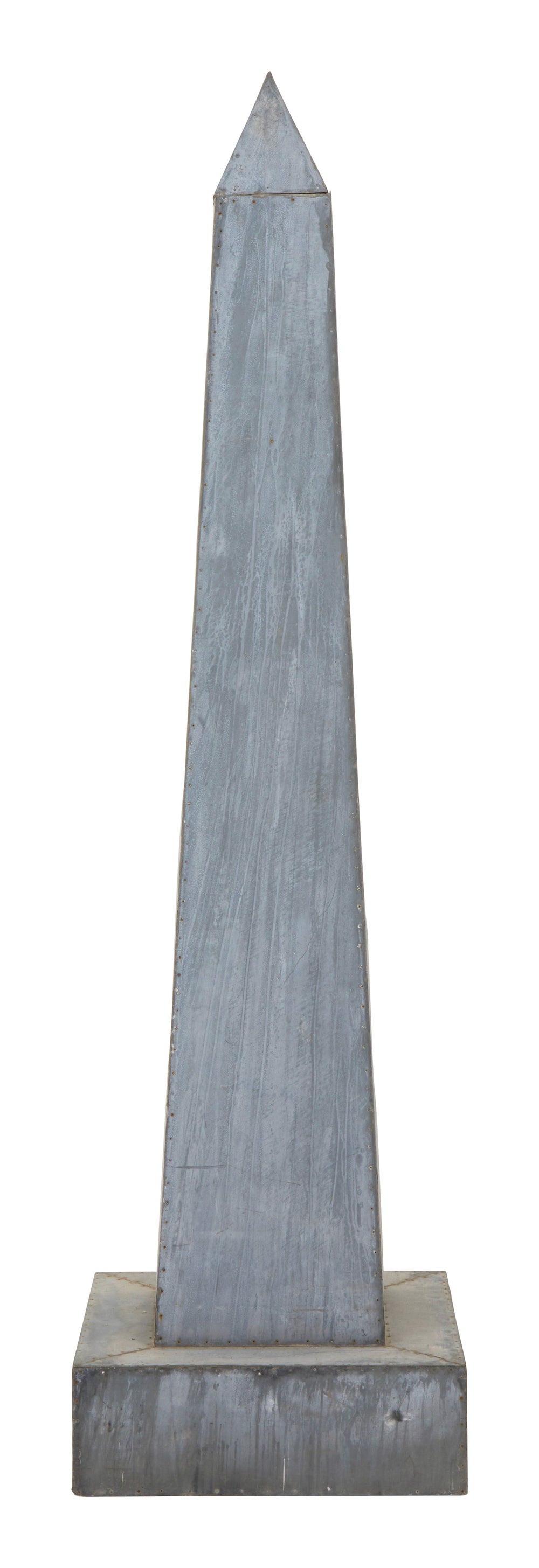 Vintage Zinc Obelisk