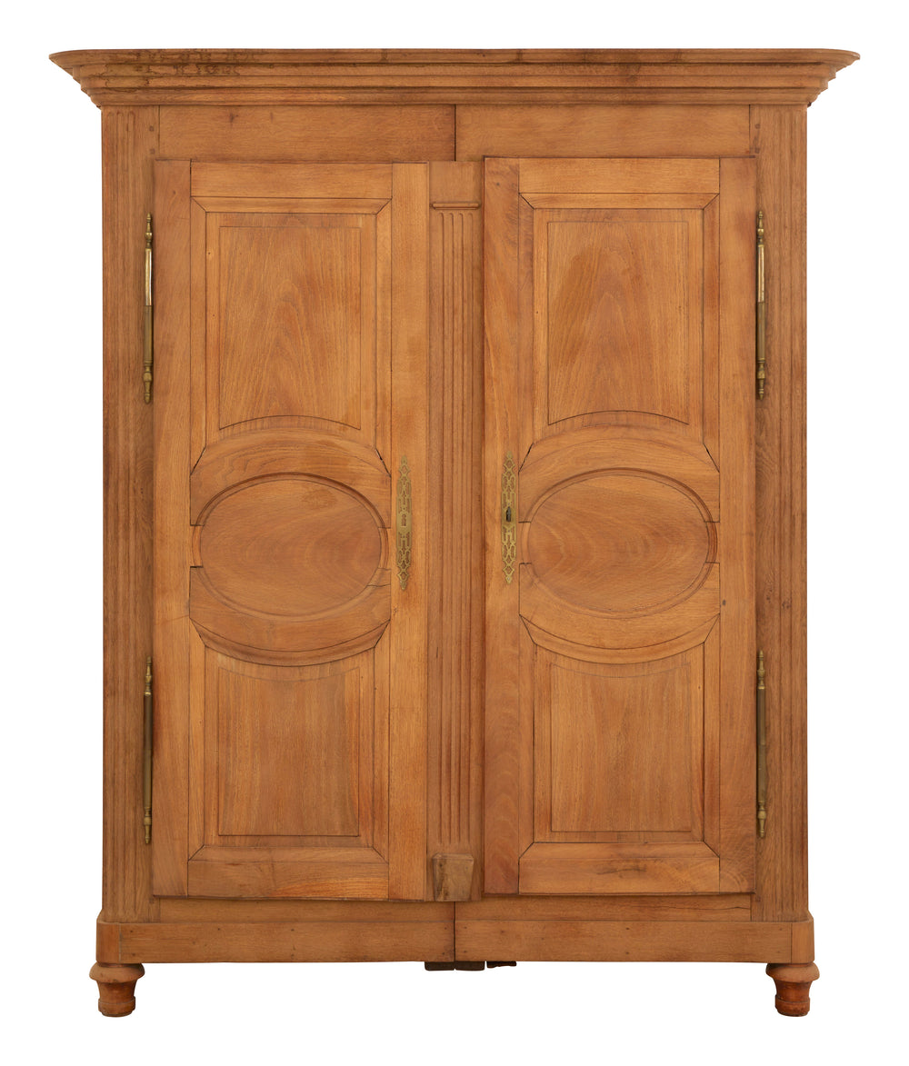 Antique French Wood Armoire