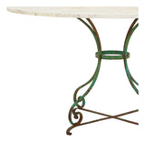 Antique Round Marble Top Table