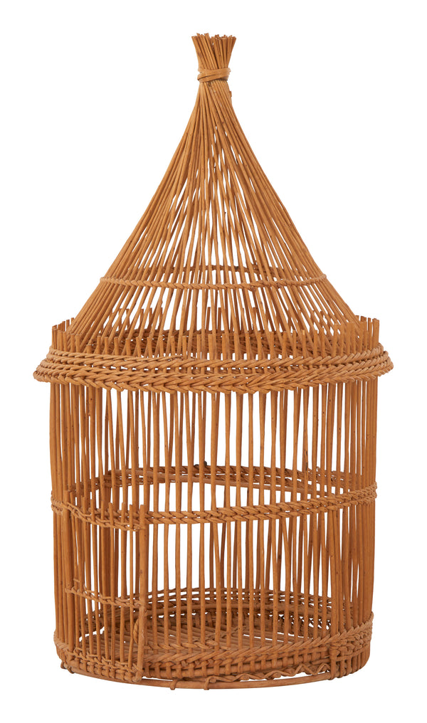 Vintage Rattan Birdcage