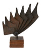 Vintage Brutalist Metal Sculpture