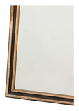 Antique Louis Philipe Black & Gilt Mirror