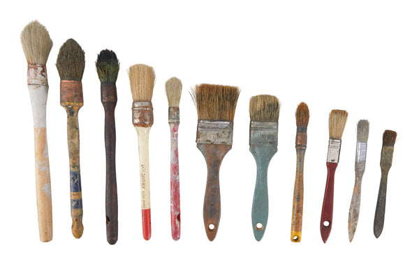 Vintage Paint Brushes - Small