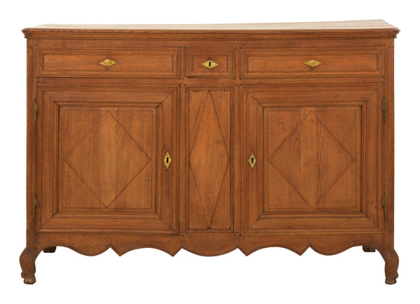 Antique Wood Credenza