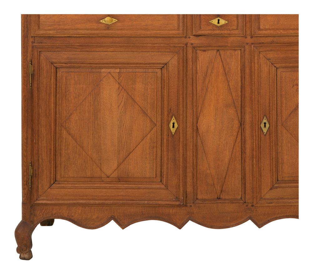 Antique Wood Credenza