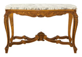 Antique Gilt Marble Top Table