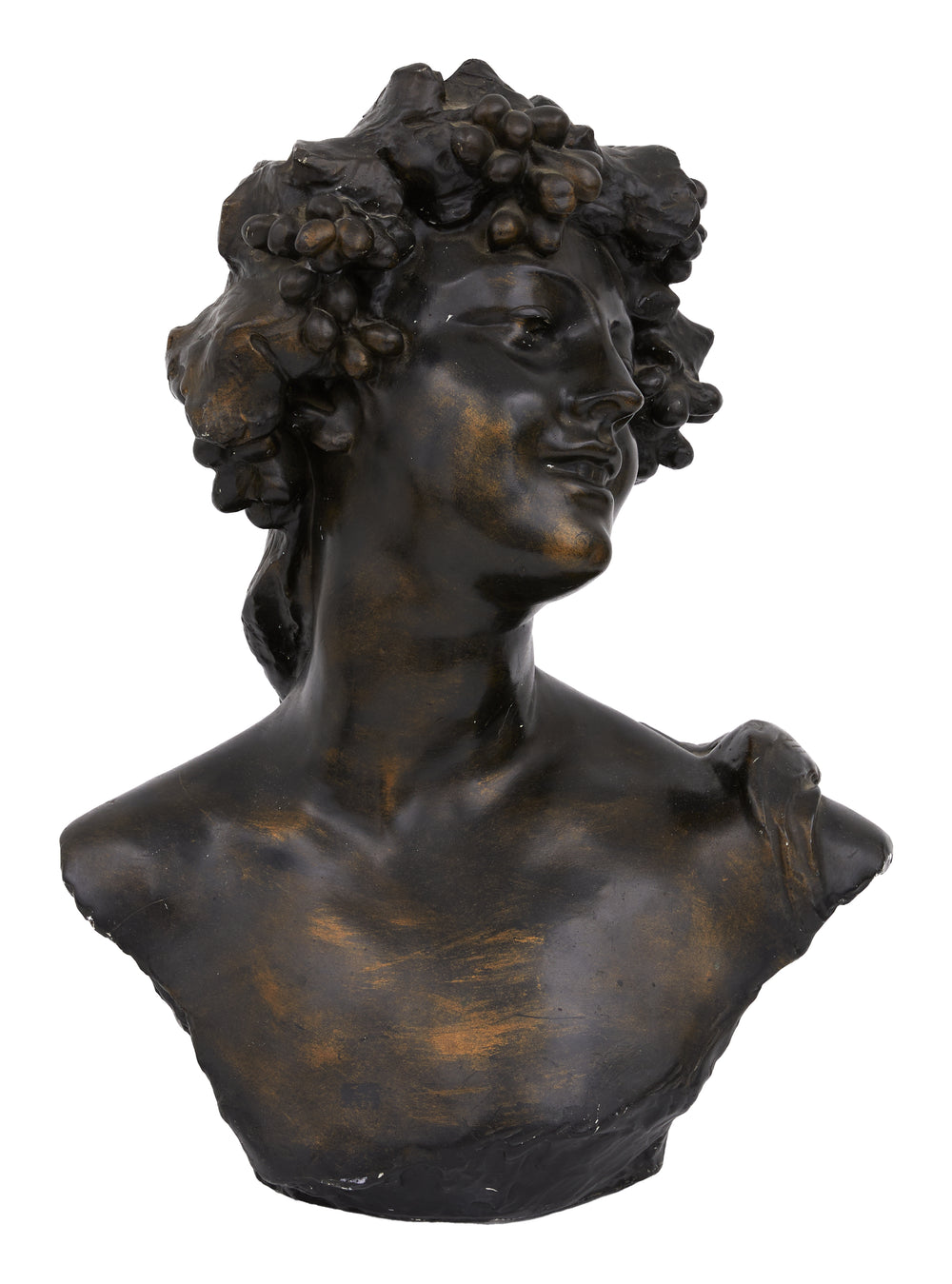 Antique Bacchus Plaster Bust