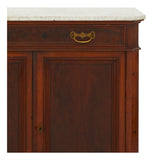 Vintage Marble Top Cabinet