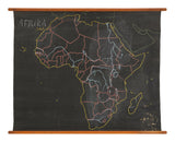 Vintage Chalkboard Map of Africa