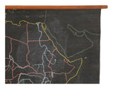 Vintage Chalkboard Map of Africa